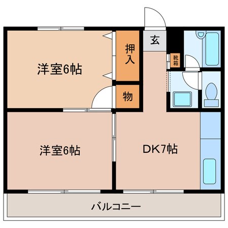 レジデンス日広の物件間取画像